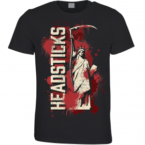 America Black Organic Cotton T Shirt